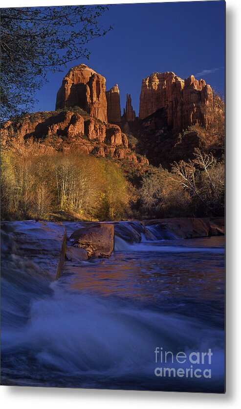 North America Metal Print featuring the photograph Oak Creek Crossing Sedona Arizona by Dave Welling