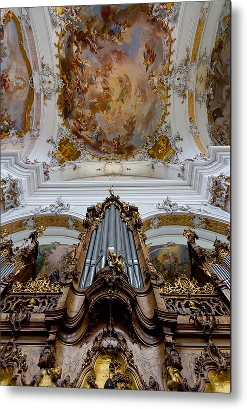 Germany Metal Print featuring the photograph Ottobeuren ornaments by Jenny Setchell