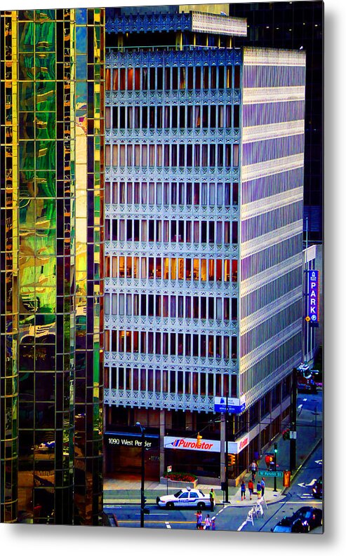 Vancouver Metal Print featuring the photograph Pender Street by Laurie Tsemak