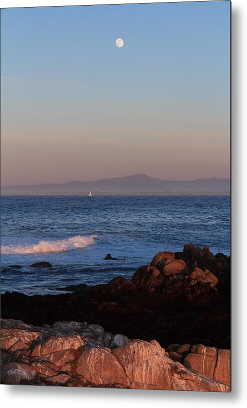 Point Pinos Metal Print featuring the photograph Point Pinos at Dusk by Scott Rackers