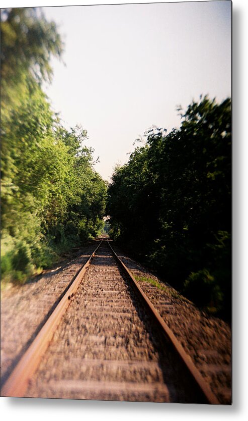 Recesky Metal Print featuring the photograph Recesky - Up the Line at Lewes by Richard Reeve