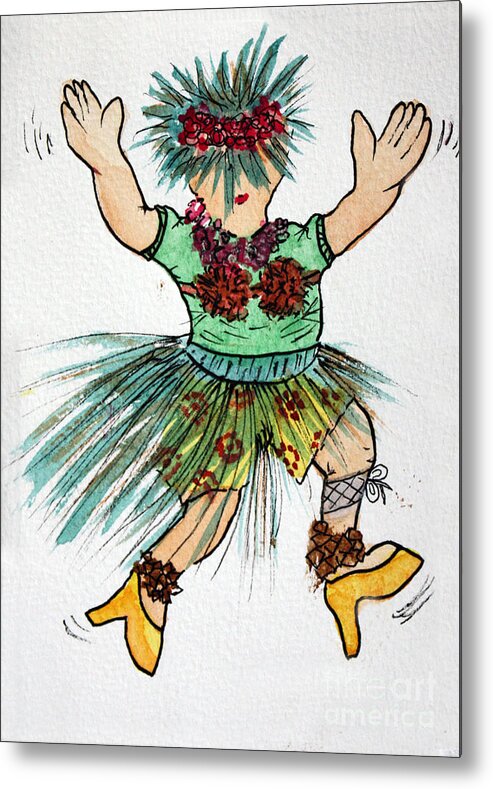 Water Colour Metal Print featuring the photograph Sales Fairy Dancer 2 by Terri Waters