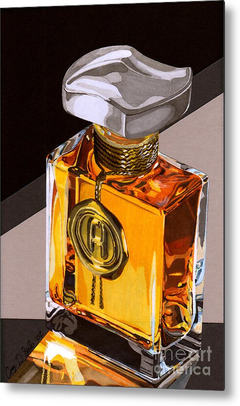 Perfume Metal Print featuring the drawing Scent Of Heaven by Cory Still