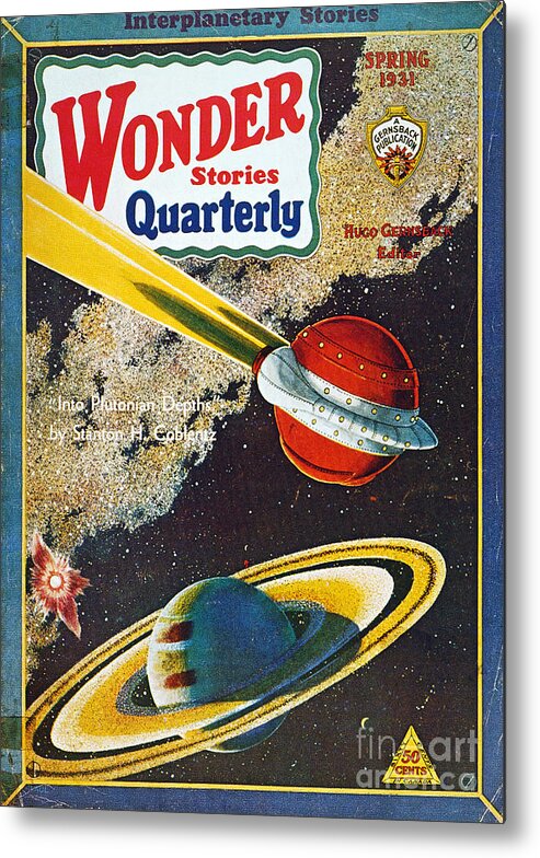 1931 Metal Print featuring the photograph Science Fiction Cover, 1931 by Granger