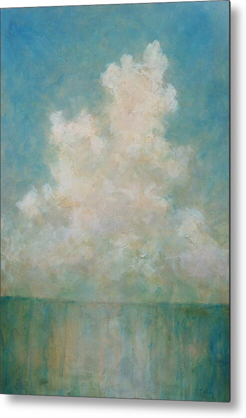 Cloud Metal Print featuring the painting Seaside by Pam Talley
