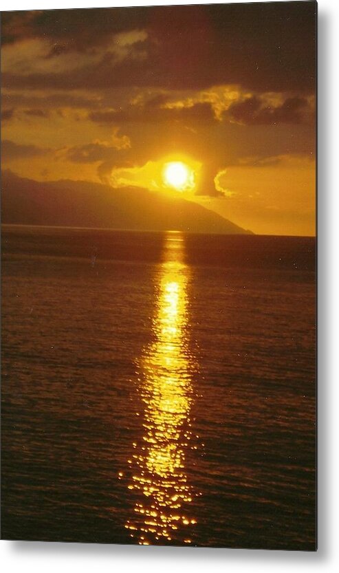 Sun Metal Print featuring the photograph South PV Sunset by Dody Rogers