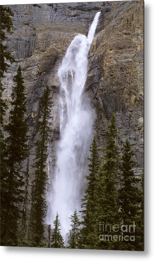 Nature Metal Print featuring the photograph Splendor Of Takakkaw Falls by Bob Christopher