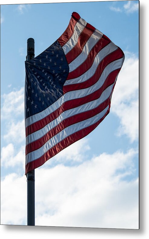 Flag Metal Print featuring the photograph Stars and Stripes by Holden The Moment