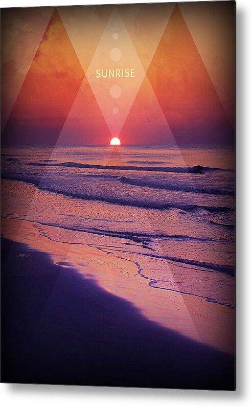 Sun Metal Print featuring the photograph Sunrise by Phil Perkins
