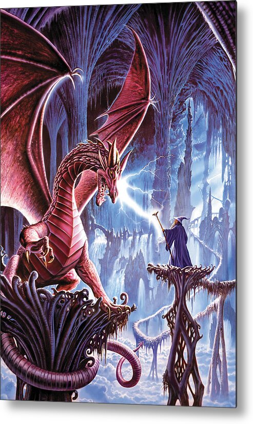 Steve Crisp Metal Print featuring the photograph The dragons lair by MGL Meiklejohn Graphics Licensing