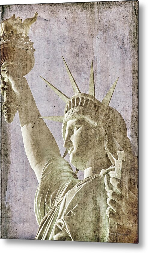 Statue Of Liberty Metal Print featuring the photograph The Statue of Liberty by Dyle  Warren