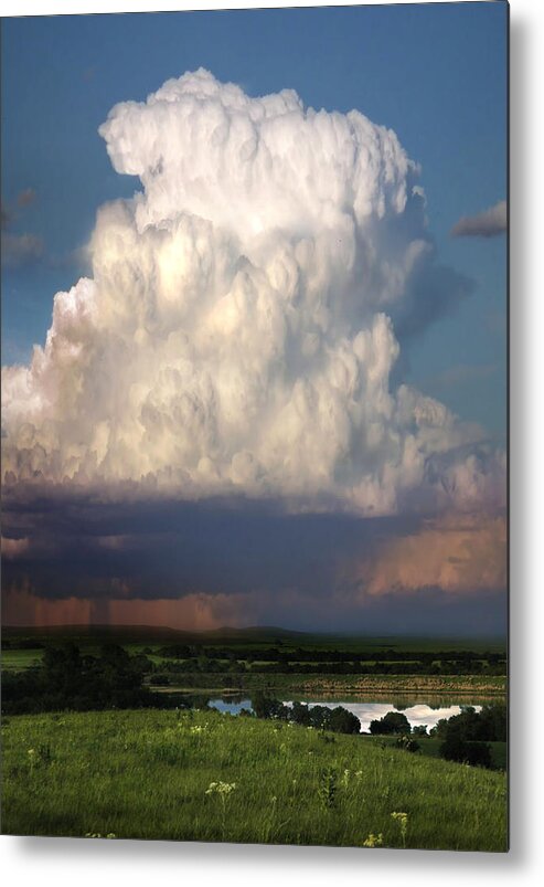 Thunderhead Metal Print featuring the photograph Thunderhead - Greenwood County by Rod Seel