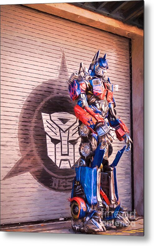 Transformers Optimus Prime Metal Print