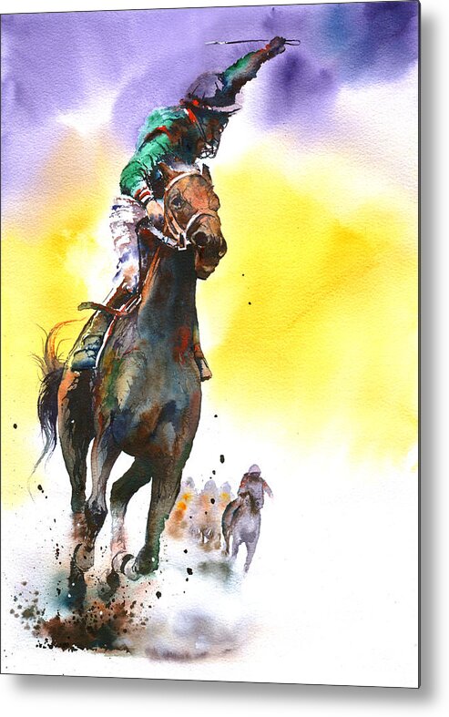 Horse Metal Print featuring the painting Triumphant by Peter Williams