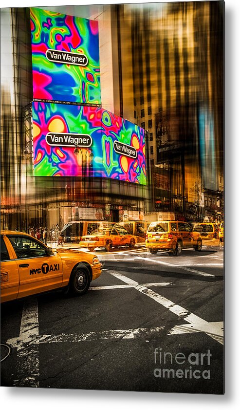 Nyc Metal Print featuring the photograph Van Wagner by Hannes Cmarits