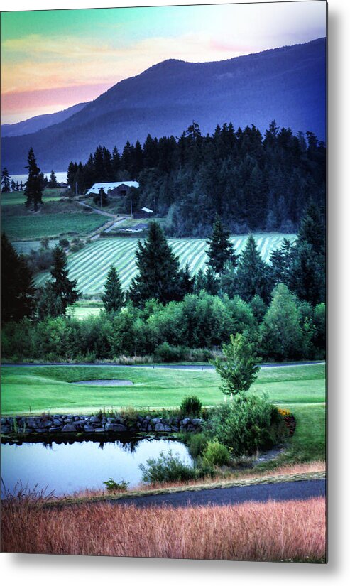 Vancouver Island Metal Print featuring the digital art Vancouver Island Portrait by Georgianne Giese