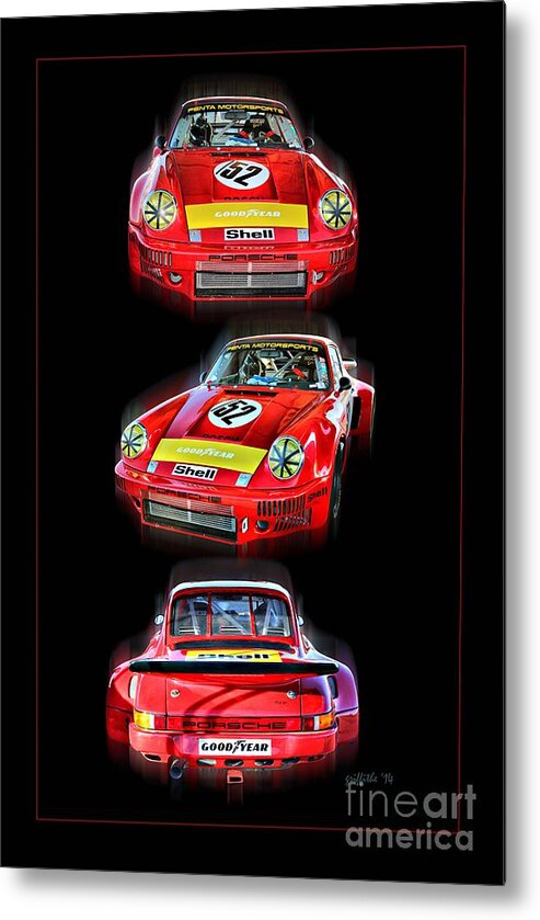 Porche Metal Print featuring the photograph Vintage 19 by Tom Griffithe