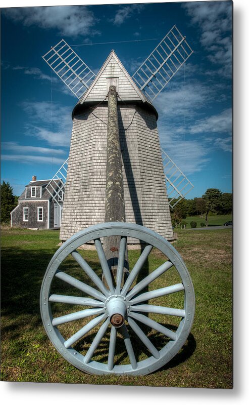 Windmill Metal Print featuring the photograph Windmill by Fred LeBlanc