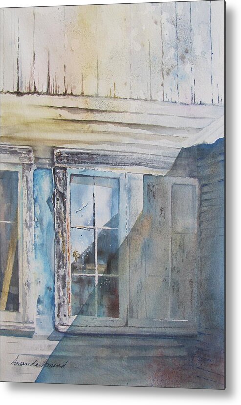 Windows Metal Print featuring the painting Windows by Amanda Amend