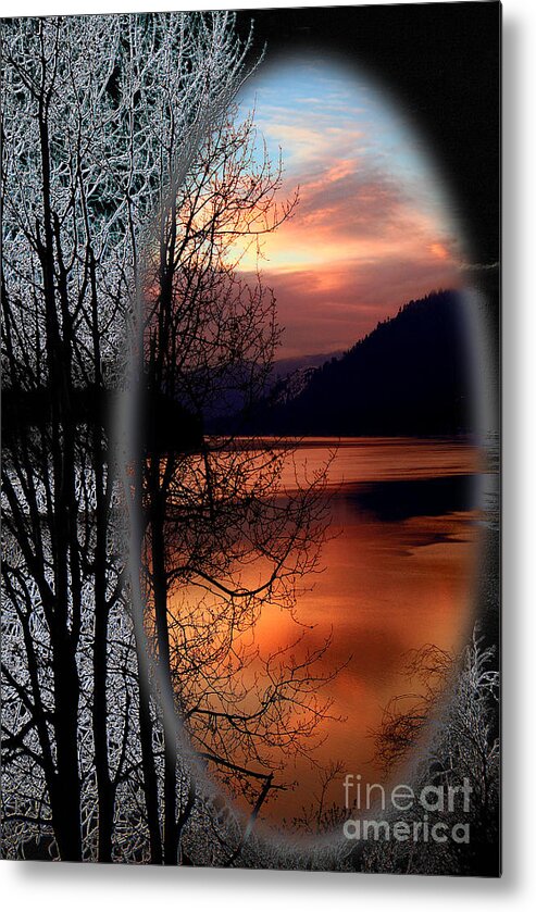 Kettle Falls Metal Print featuring the photograph Winter Morning by Loni Collins