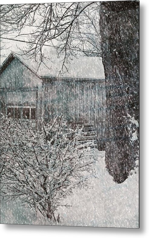 Winter Metal Print featuring the digital art Winter Wonder 5 by Maria Huntley