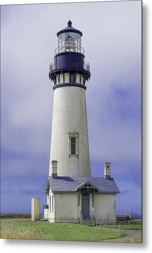 Oregon Metal Print featuring the photograph Yaquina Head Lighthouse by Dennis Bucklin