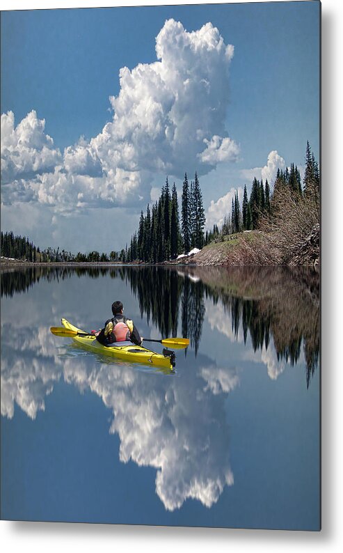 Kayak Metal Print featuring the photograph 2296 by Peter Holme III