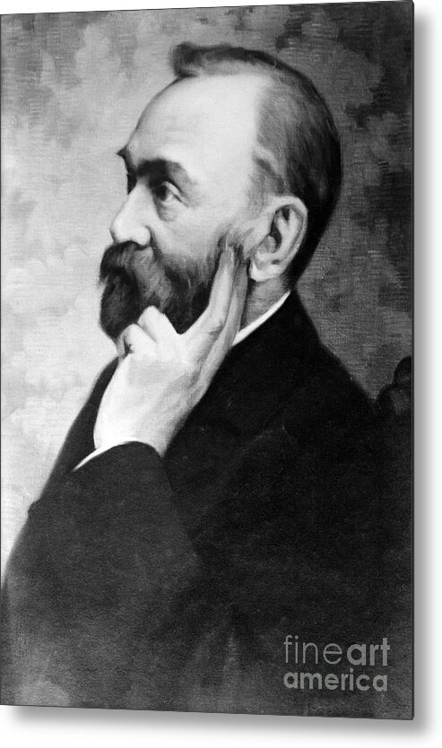 Science Metal Print featuring the photograph Alfred Nobel, Swedish Chemist #3 by Science Source