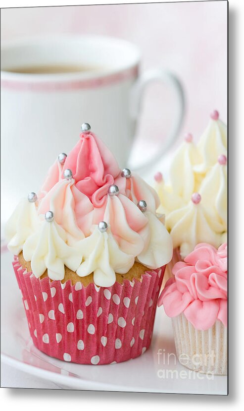 Cupcake Metal Print featuring the photograph Afternoon tea by Ruth Black