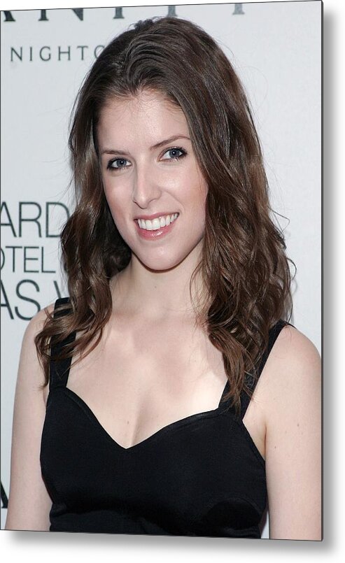 Anna Kendrick Metal Print featuring the photograph Anna Kendrick At Arrivals For Anna by Everett