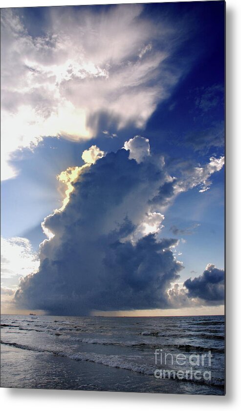 Beach Metal Print featuring the photograph Beach Thunder 2 by Ken Williams