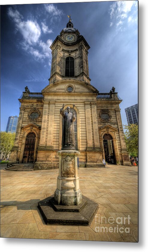 Church Metal Print featuring the photograph Birmingham Cathedral 2.0 by Yhun Suarez