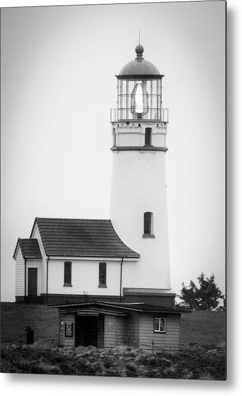 Lighthouse Metal Print featuring the photograph Cape Blanco Beacon by Kevin Munro