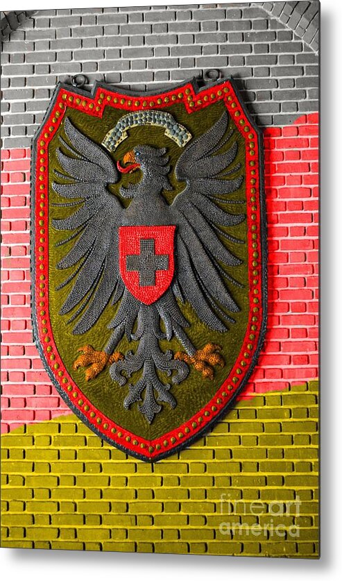 Deutsch Metal Print featuring the photograph Deutsch Weimarer Shield by Jost Houk