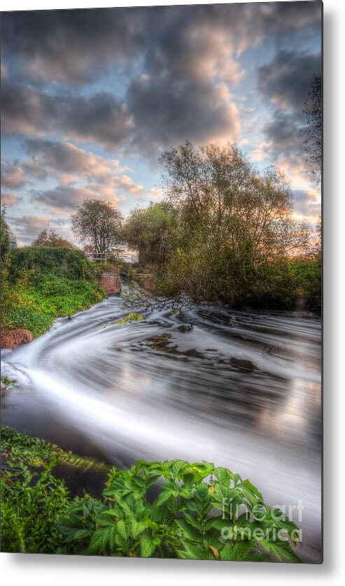 Hdr Metal Print featuring the photograph Gush Forth 1.0 by Yhun Suarez