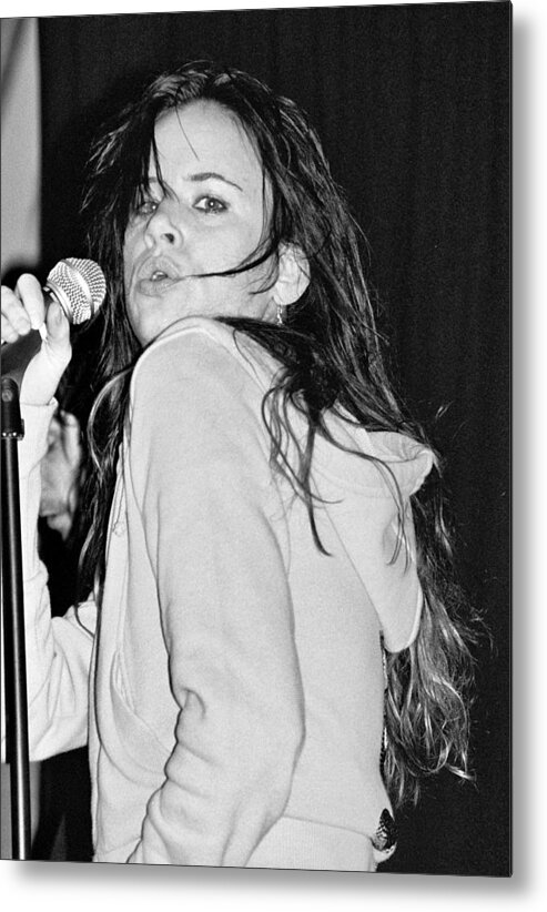 Juliette Lewis Metal Print featuring the photograph Juliette Lewis by Gary Smith