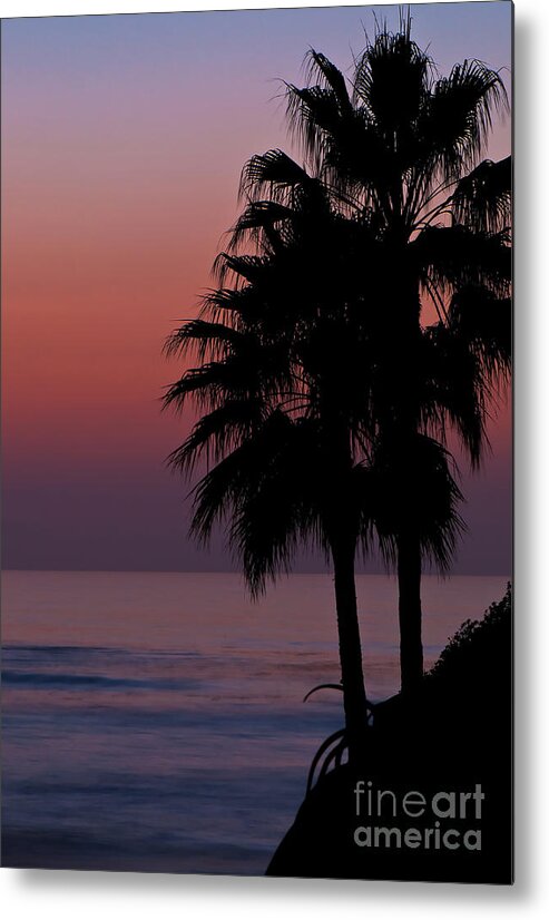Laguna Beach Sunset Metal Print featuring the photograph Laguna Beach At Dusk by Eddie Yerkish