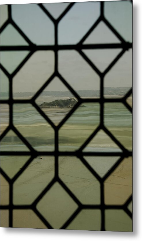 Stained Glass Metal Print featuring the photograph Mosaic Island by Marta Cavazos-Hernandez