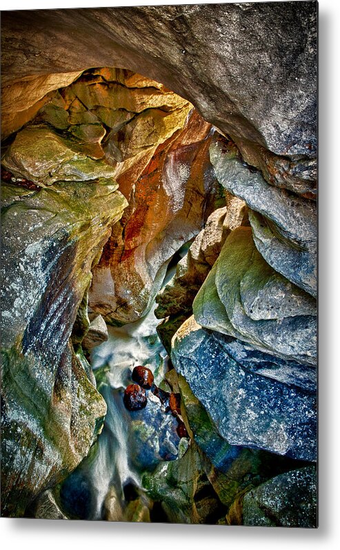 Waterfalls Metal Print featuring the photograph Natural Bridge by Fred LeBlanc