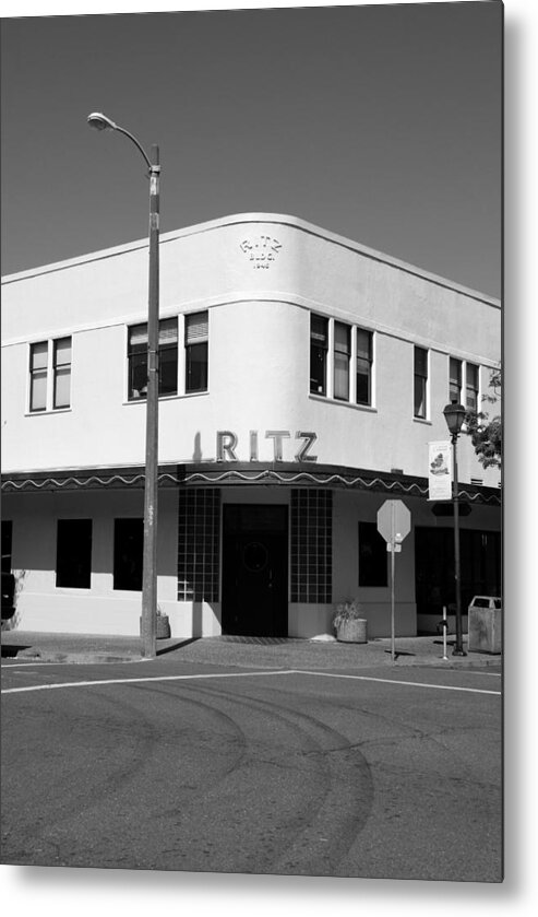 Ritz Metal Print featuring the photograph Ritz Building Eureka CA by Kathleen Grace