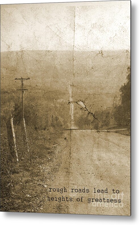 Road Metal Print featuring the photograph Road Not Traveled by Traci Cottingham