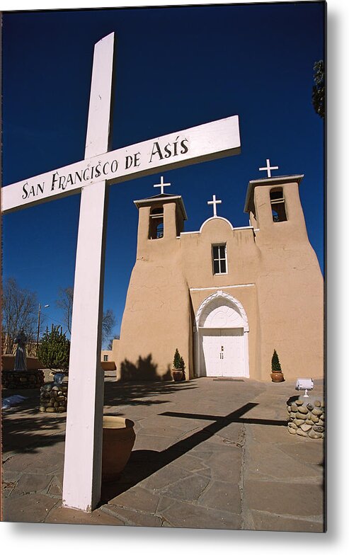 Taos Metal Print featuring the photograph San Francisco De Asis by Ron Weathers