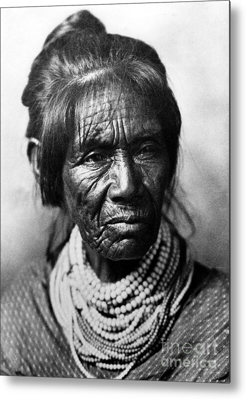 Seminole Indian Metal Print featuring the photograph Seminole Indian Of The Florida Everglades by Photo Researchers