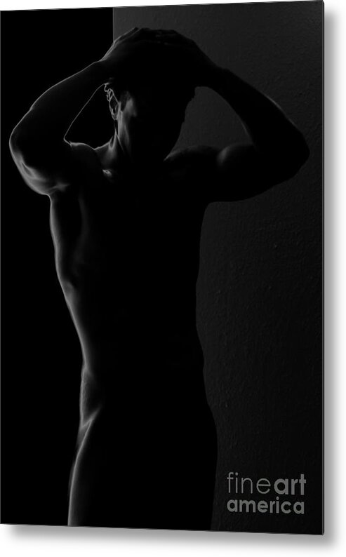 Athlete Metal Print featuring the photograph Silhouette by Robert D McBain