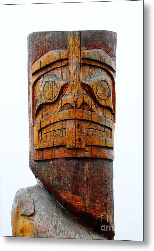 Totem Metal Print featuring the photograph The Totem Canada by Vivian Christopher