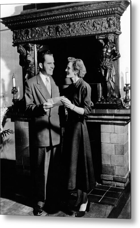 History Metal Print featuring the photograph Young Attorney Richard Nixon by Everett