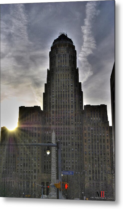 Buffalo Metal Print featuring the photograph 02 Our Cityhall by Michael Frank Jr
