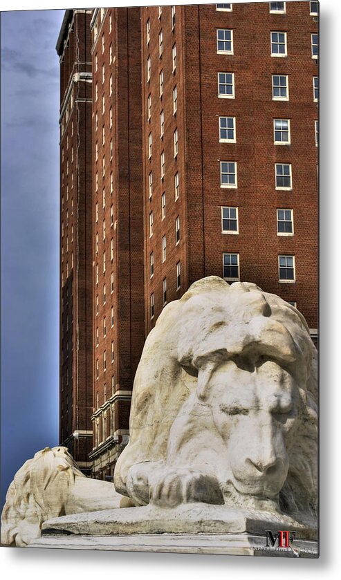 Buffalo Metal Print featuring the photograph 02 The Statler Towers by Michael Frank Jr