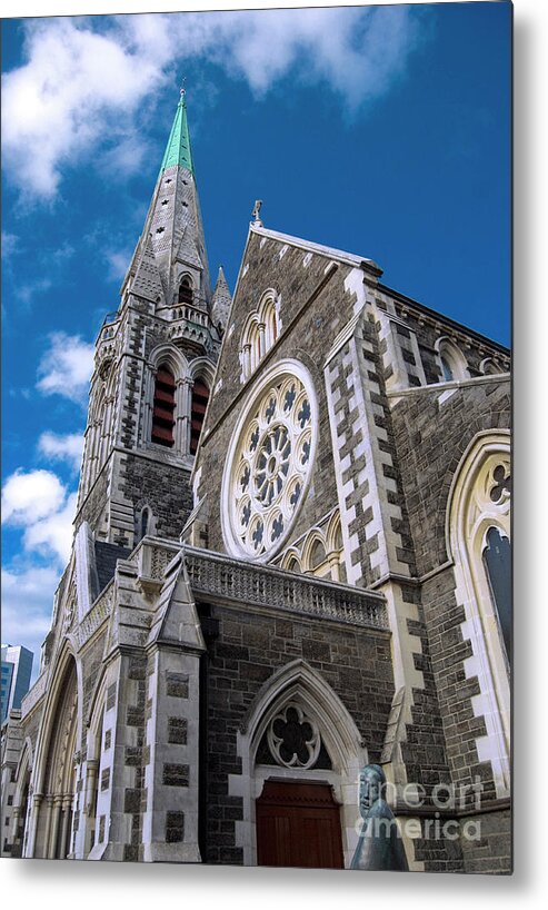 Christchurch Metal Print featuring the photograph Christchurch Cathedral #1 by Karen Lewis