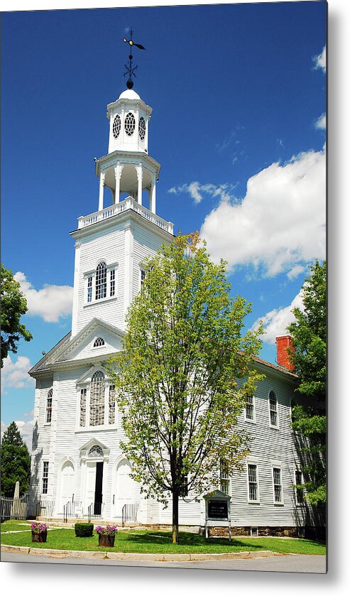 Bennington Metal Print featuring the photograph Country Church #1 by James Kirkikis